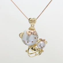 画像をギャラリービューアに読み込む, Hello Kitty and Tinychum<br>Pendant Top<br>K18PG&YG