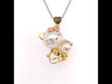 ギャラリービューアHello Kitty and Tinychum<br>Pendant Top<br>K18PG&YGに読み込んでビデオを見る