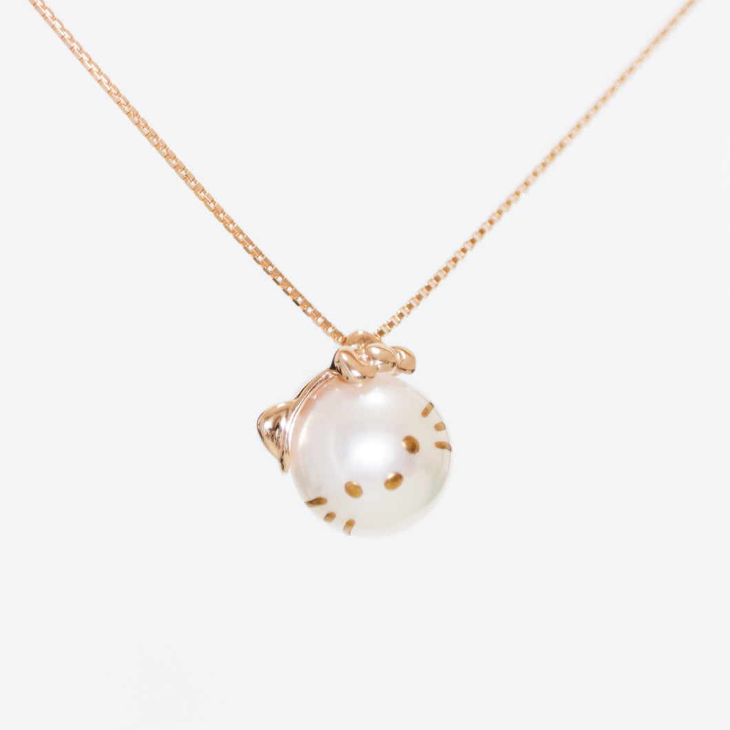 Hello Kitty -Makie-<br>Pendant<br>K18PG/YG