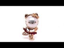 ギャラリービューアHello Kitty - ballerina-&lt;br&gt;Pendant Top&lt;br&gt;K18PG/YGに読み込んでビデオを見る
